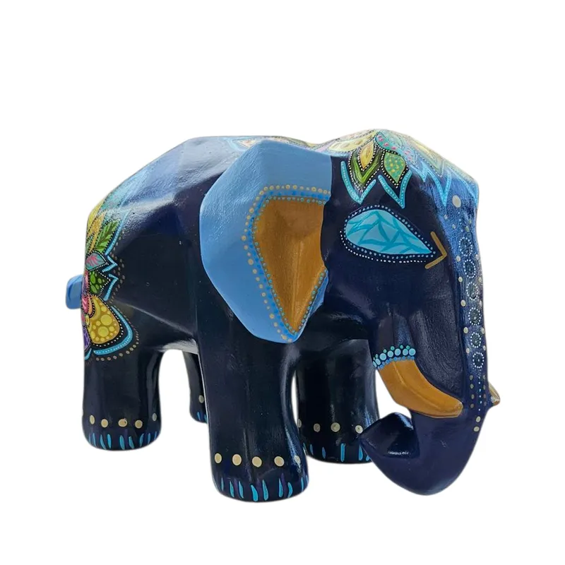 CREA TALLER - Elefante decorativo de cerámica