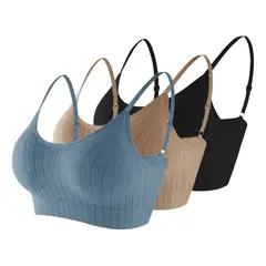 GIOIO - Brasier Push-up Sin Aro Ropa Interior 3 Unidades