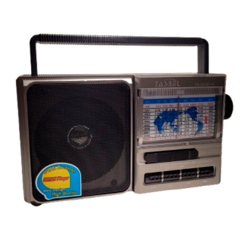 GENERICO - Radio Portátil Carga Solar O Pilas Emergencia Análoga