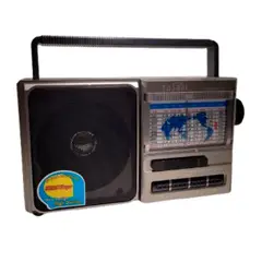 GENERICO - Radio Portátil Carga Solar O Pilas Emergencia Análoga
