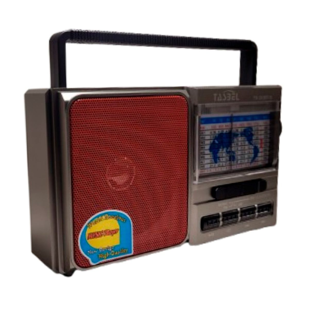 GENERICO - Radio Portátil Carga Solar O Pilas Emergencia Análoga