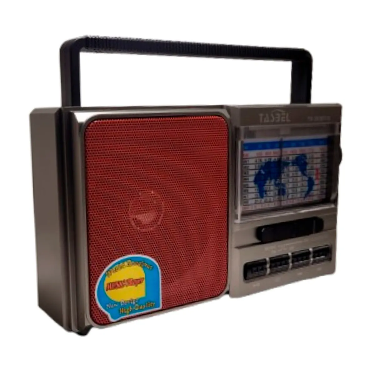 GENERICO - Radio Portátil Carga Solar O Pilas Emergencia Análoga