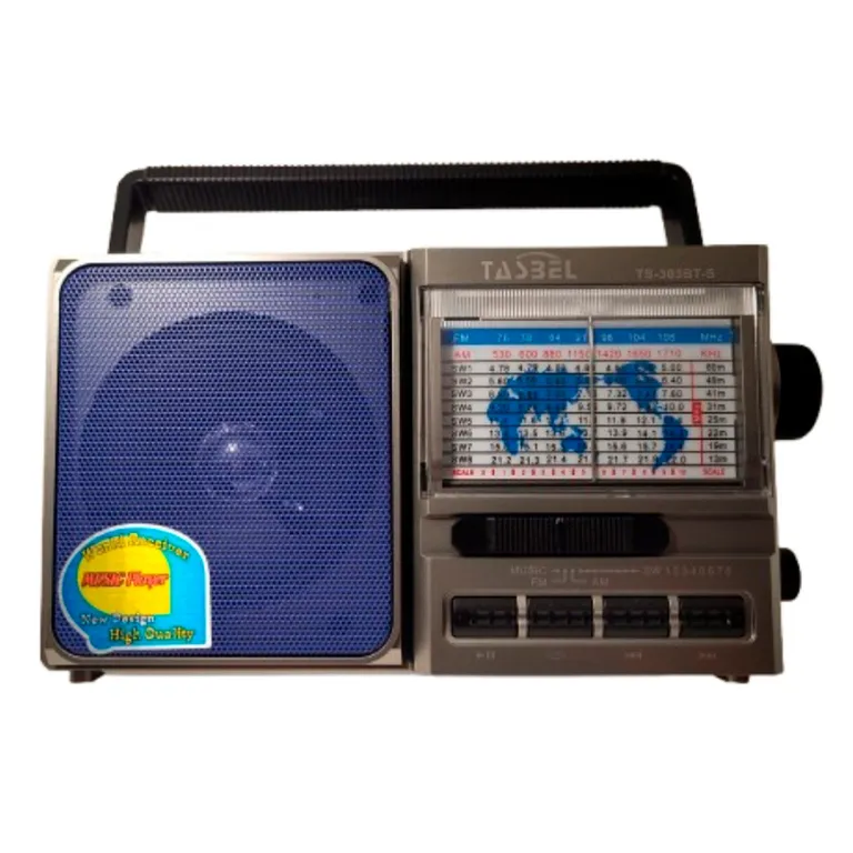 GENERICO Radio Portátil Carga Solar O Pilas Emergencia Análoga