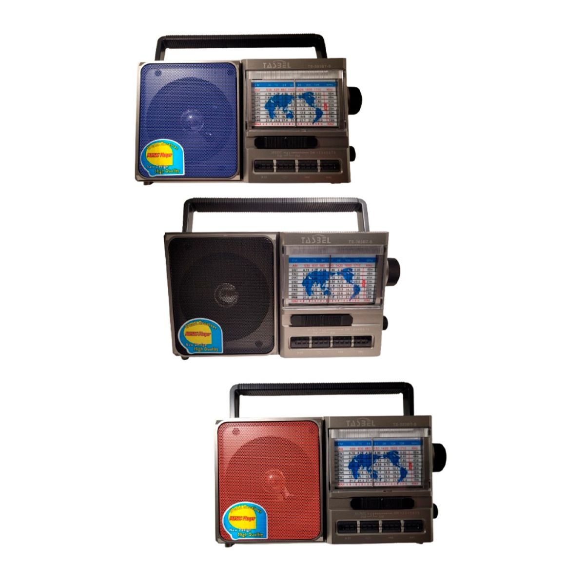 GENERICO - Radio Portátil Carga Solar O Pilas Emergencia Análoga