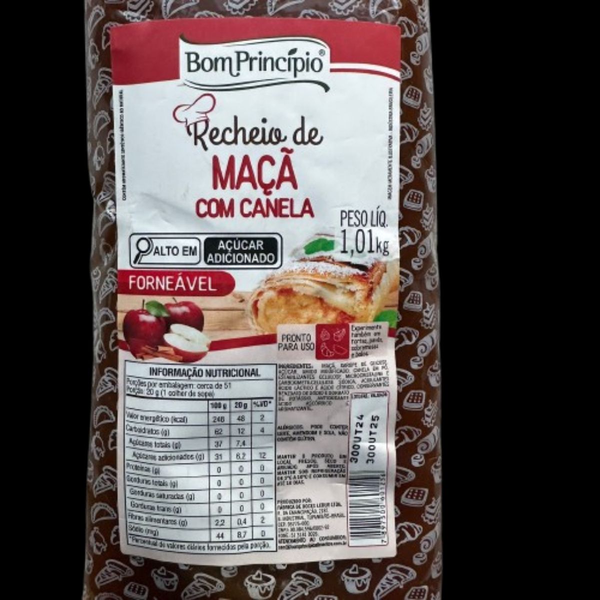 GENERICO - Relleno Manzana Canela Bon Principio 1kg