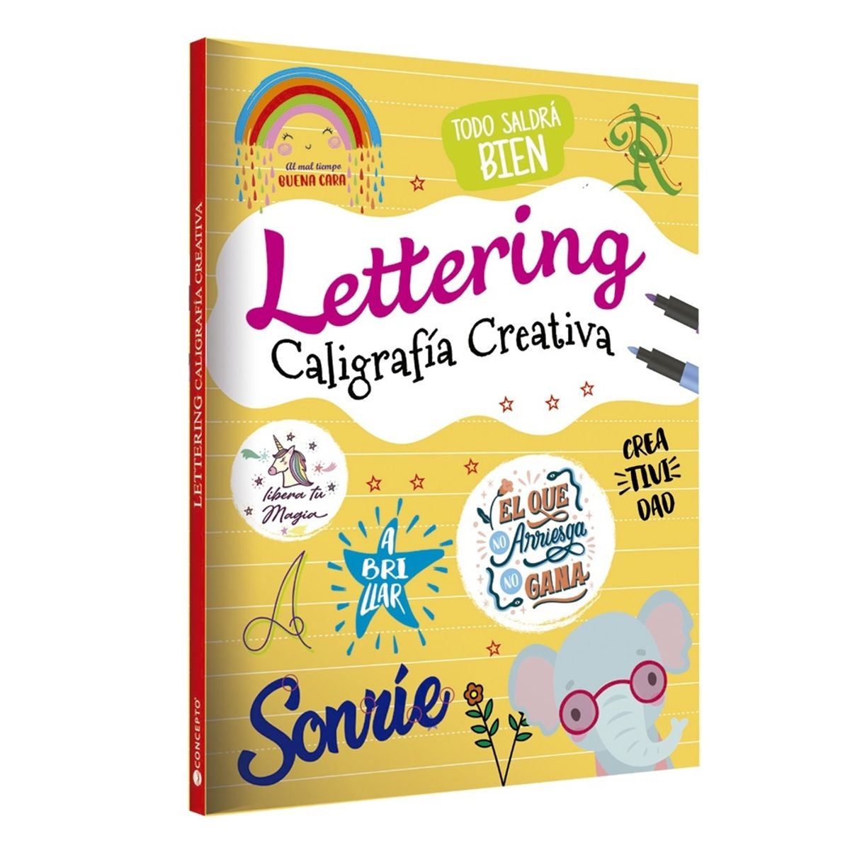 LATINBOOKS - Libro LETTERING -CALIGRAFÍA CREATIVA - Editorial Latinbooks