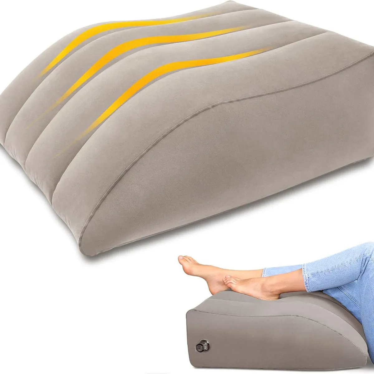 KUANGYE - Almohadillas Relajantes Almohada De Cuña De Pierna Para Aliv