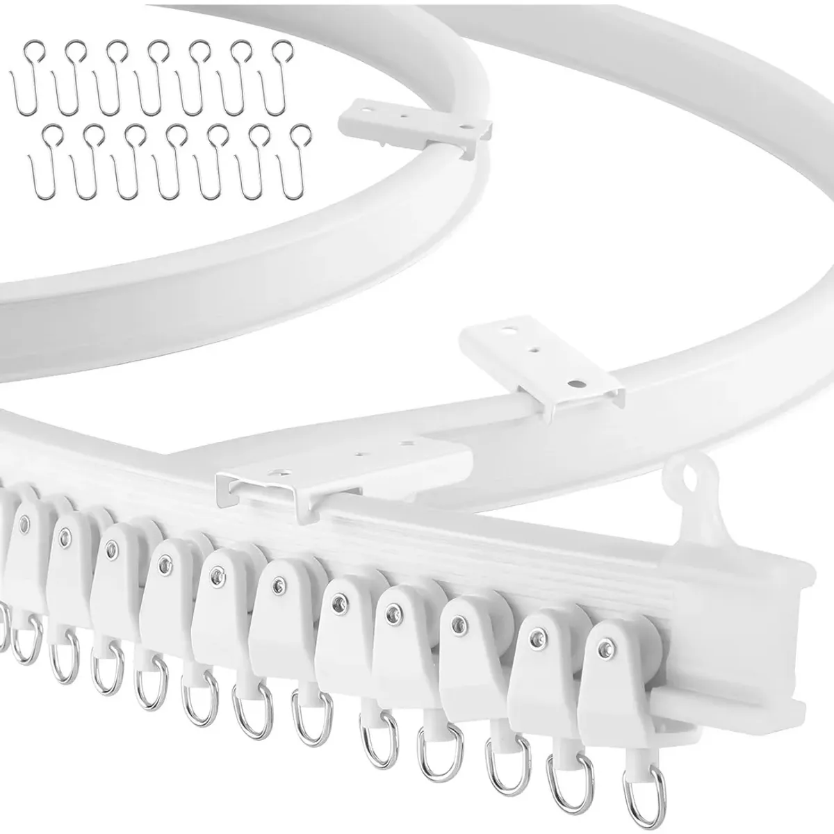 KUANGYE - Rieles Para Cortina De Techo Riel De Techo Soporte 3 Metros