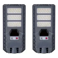 KUANGYE - Pack 2 Lámpara Led Solar 300w Luminaria Suburbana Alumbrado Público