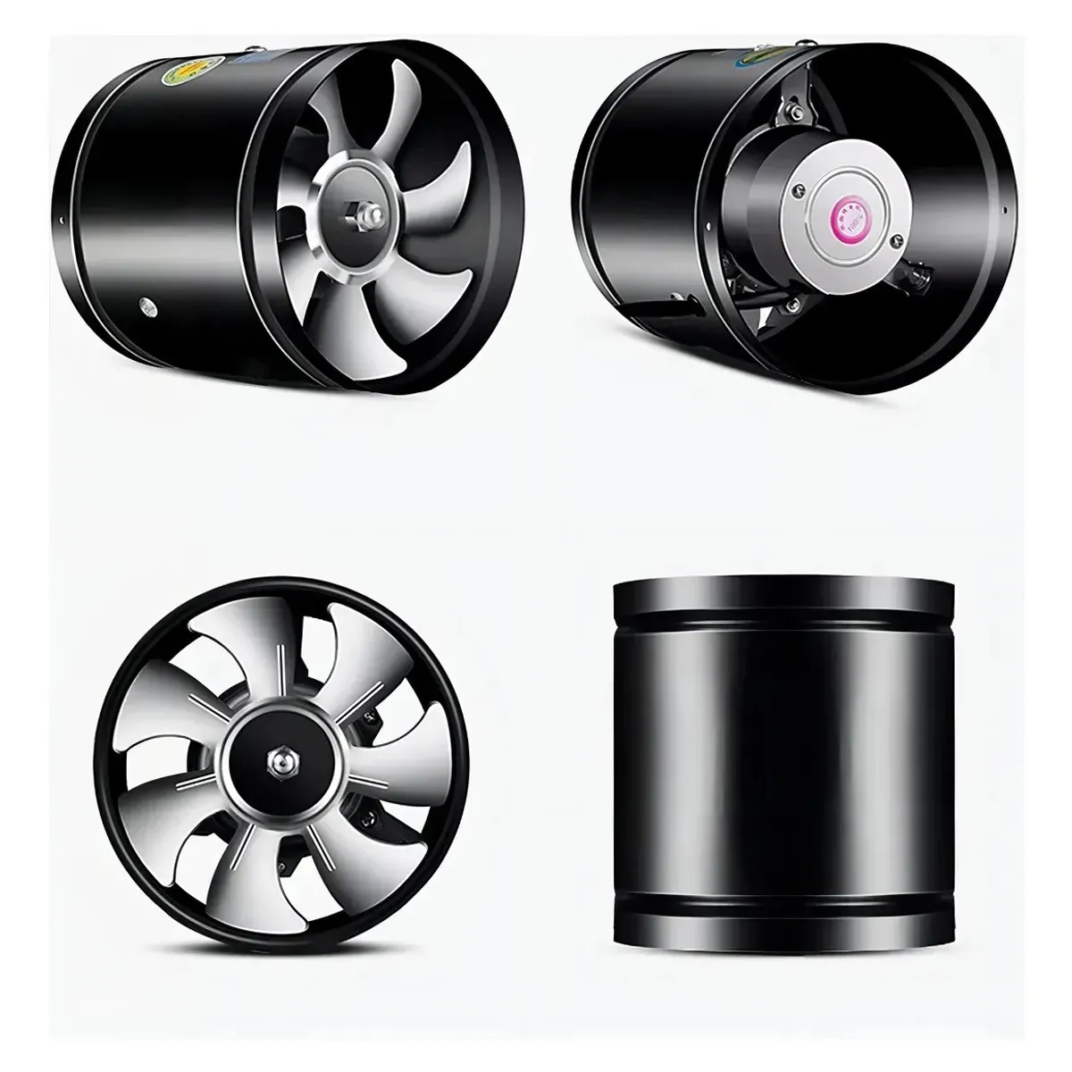 KUANGYE - Extractor De Aire Para Campanas Ductos Quinchos 8pulgadas