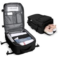 Mochila Viaje Genérica Large Travel Backpac Diseño Lisa 40L