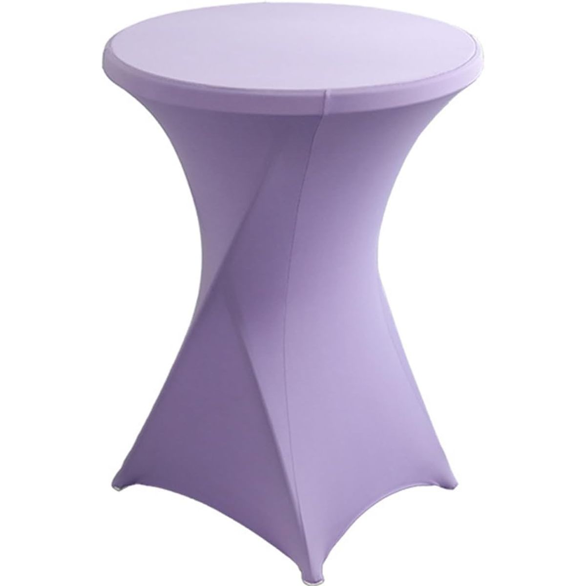 PUREPOWER - Funda Mantel Tela Spandex Redondo 80x110cm Evento Hogarútil-Púrpura