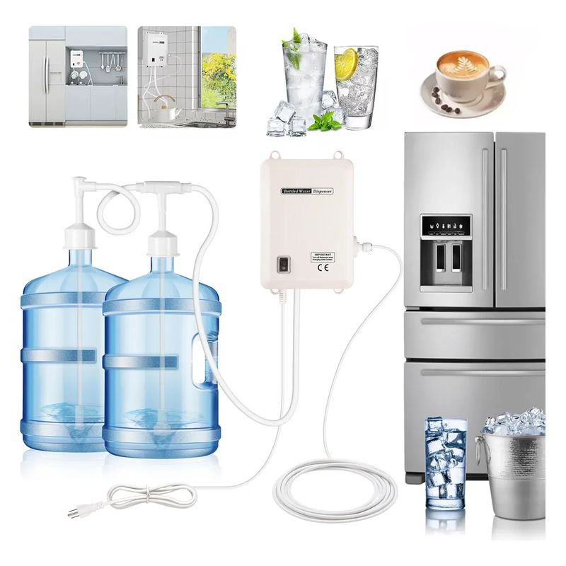 GENERICO - 2 En 1 Bomba Agua Para Refrigerador Dispensador Agua E Hielo