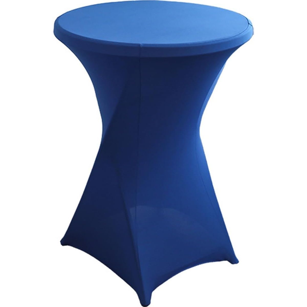 PUREPOWER - Funda Mantel Tela Spandex Redondo 80x110cm Evento Hogarútil-Azul