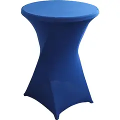 PUREPOWER - Funda Mantel Tela Spandex Redondo 80x110cm Evento Hogarútil-Azul