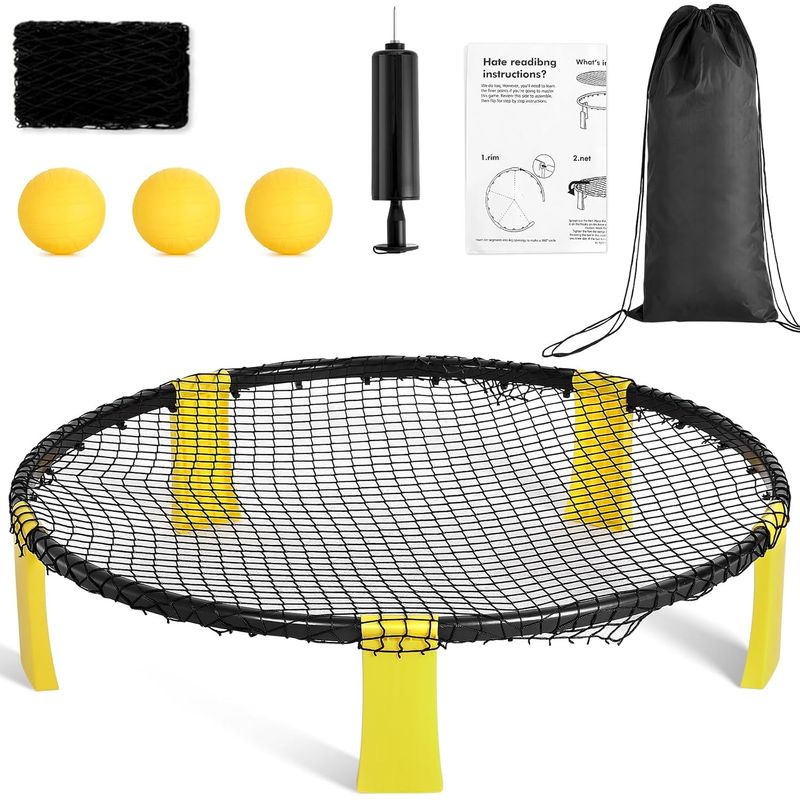 GENERICO - Juego De Pelota Spikeball Con Red Y 3 Pelotas