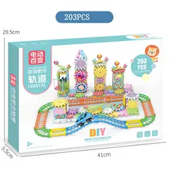 DANWEILE - Conjunto de bloques de construcción eléctricos 203 PCS