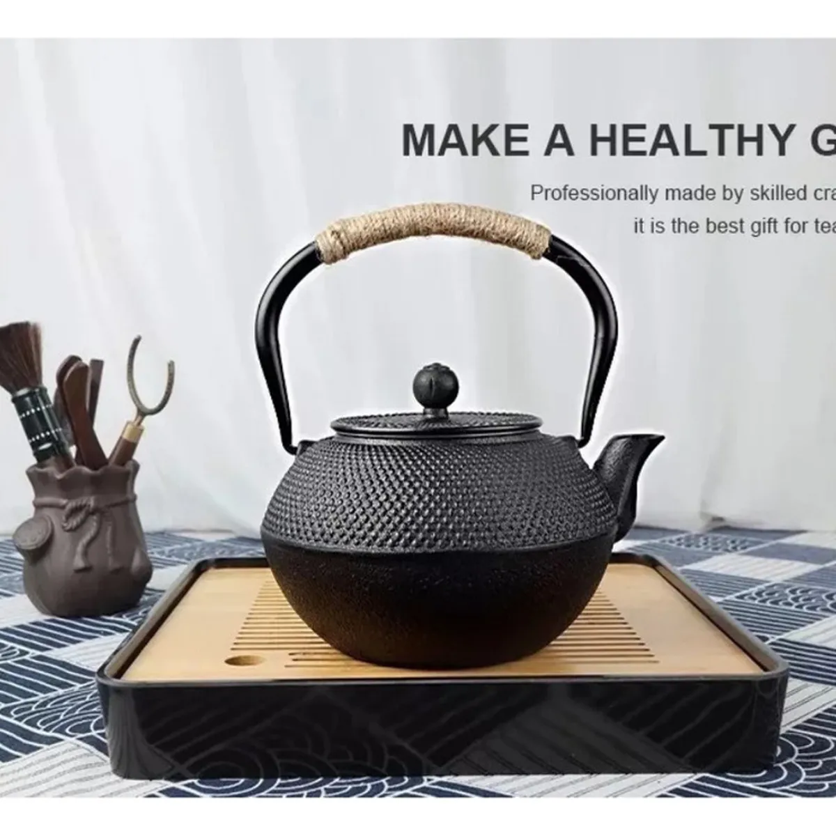 U BUY - Tetera Hierro Fundido Japonesa Con Infusor Acero Teteras Té