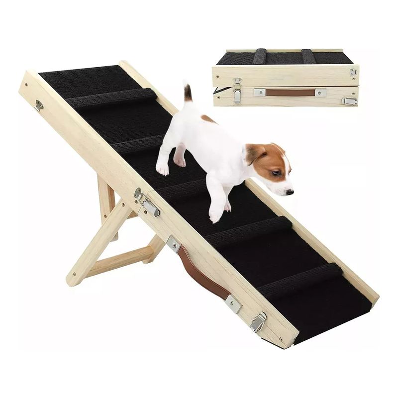 GENERICO - Rampa Para Perros Plegable Portátil Con 5 Escalones