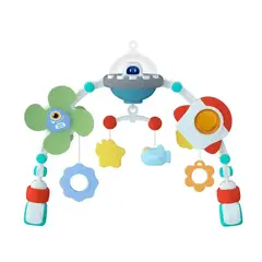 GENERICO - Arco Móvil De Coche Y Cuna De Bebé Con Música Nave Espacial