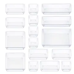 GENERICO - Juego De 16 Cajones De Escritorio Organizadores