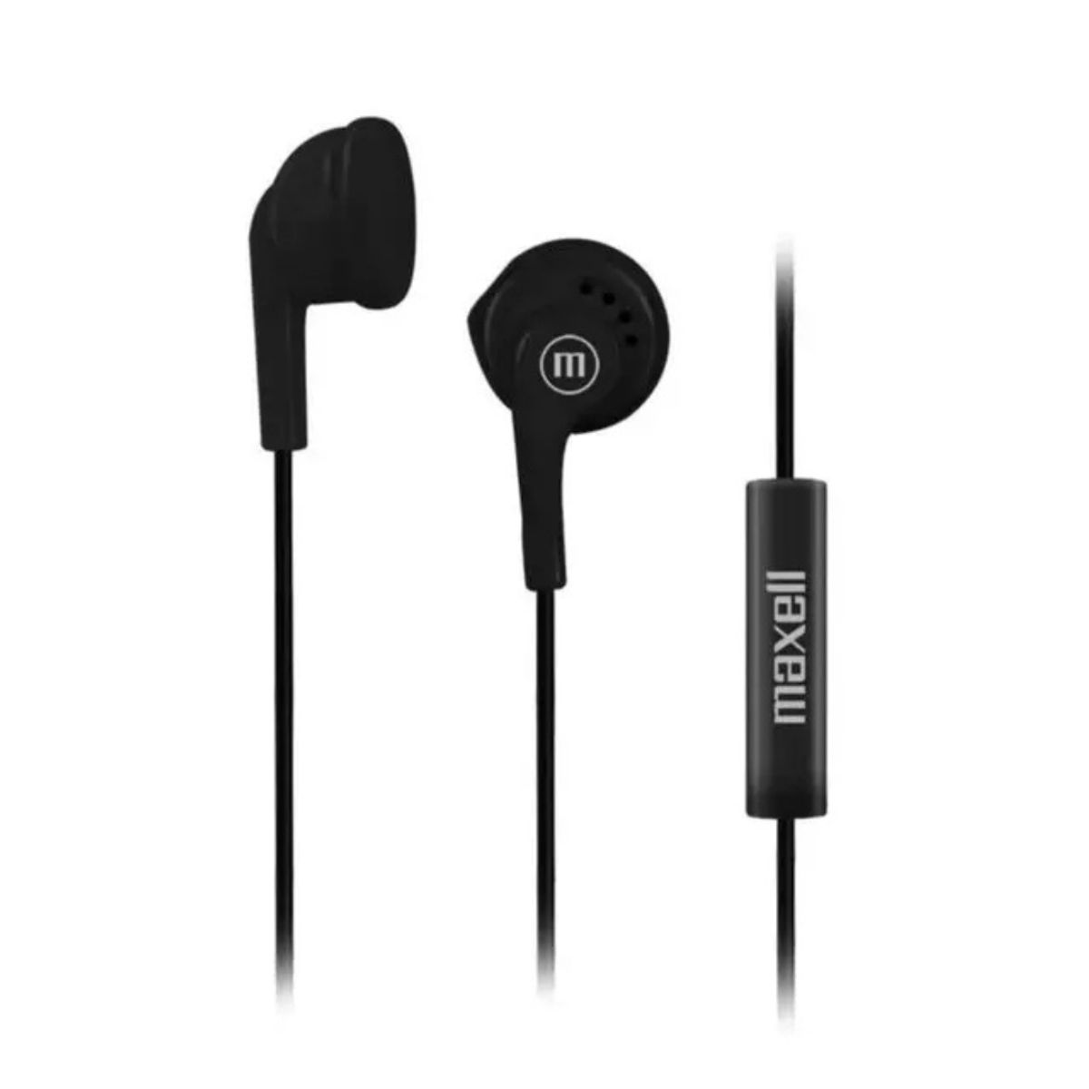 MAXELL - AUDIFONOS MANOS LIBRES MAXELL MAXBUDS EB-MIC  NEGRO
