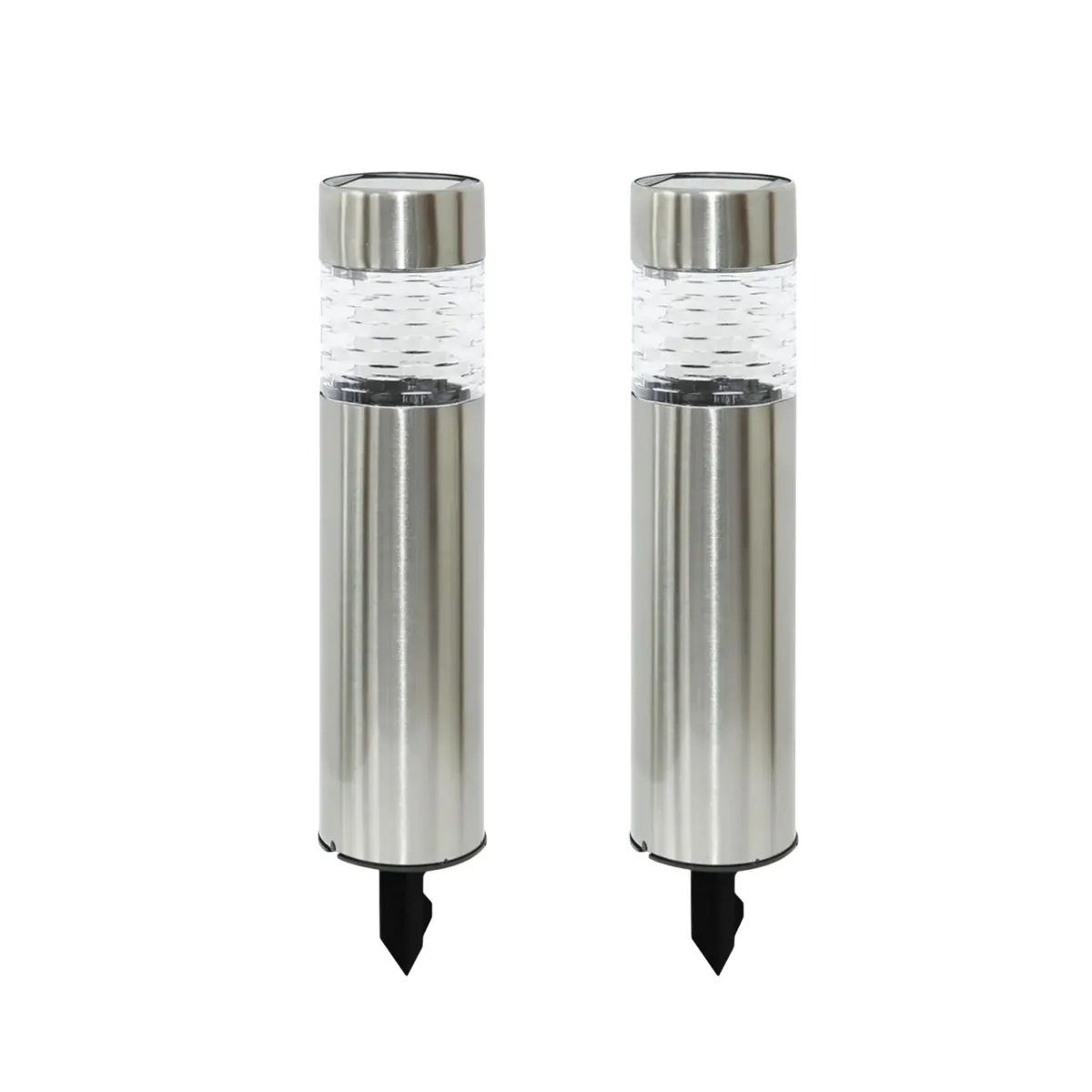 HERRERA MAISON - Pack 2 Estacas Solares 0,08 W Ip44 Luz Fría