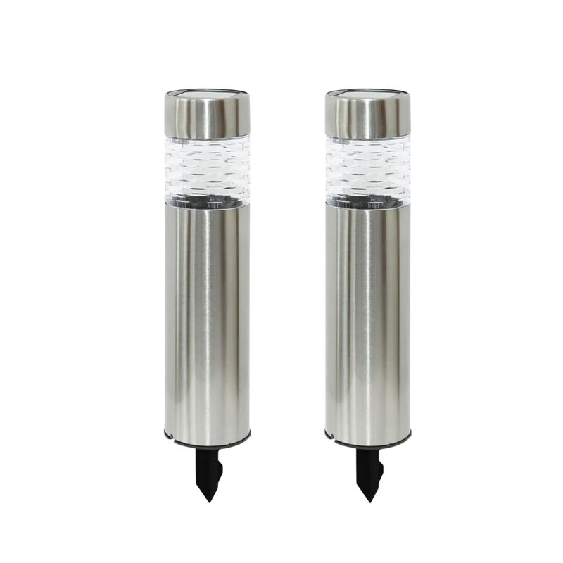 HERRERA MAISON - Pack 2 Estacas Solares 0,08 W Ip44 Luz Fría