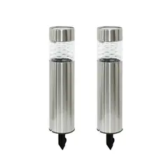 HERRERA MAISON - Pack 2 Estacas Solares 0,08 W Ip44 Luz Fría