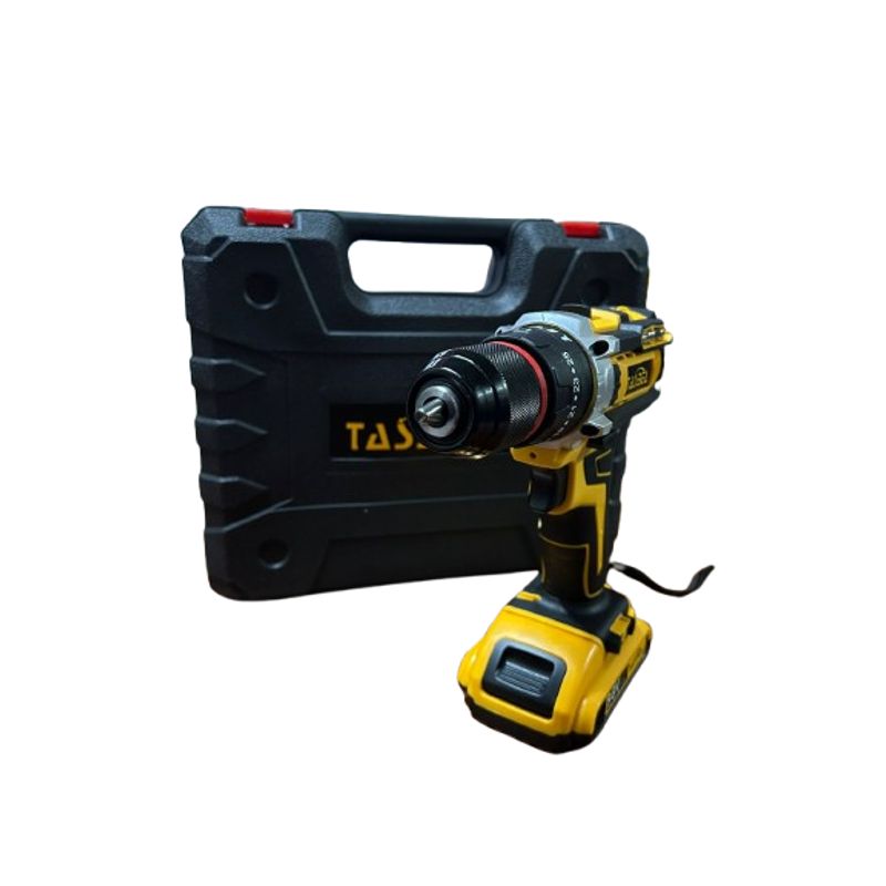 GENERICO - TALADRO INALAMBRICO 98V 2 BATERIAS CON MANDRIL DE ACERO