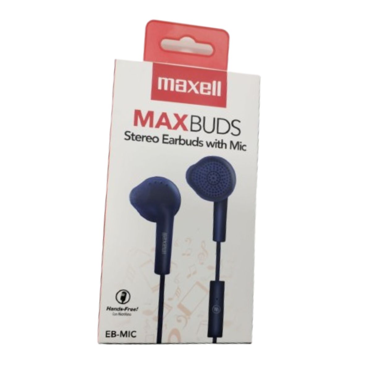 MAXELL - AUDIFONOS MANOS LIBRES MAXELL MAXBUDS EB-MIC  AZUL