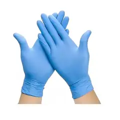 CLEANCARRIER - Guantes Vinilo Azul Talla M Caja X 100 Uds.