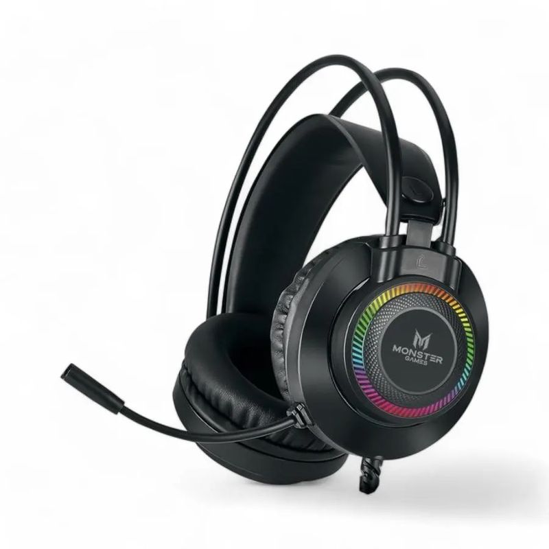 MONSTER AUDIO - Audífono Gamer Monster Ps4-5xbox Nintendo Switch Throb Rgb