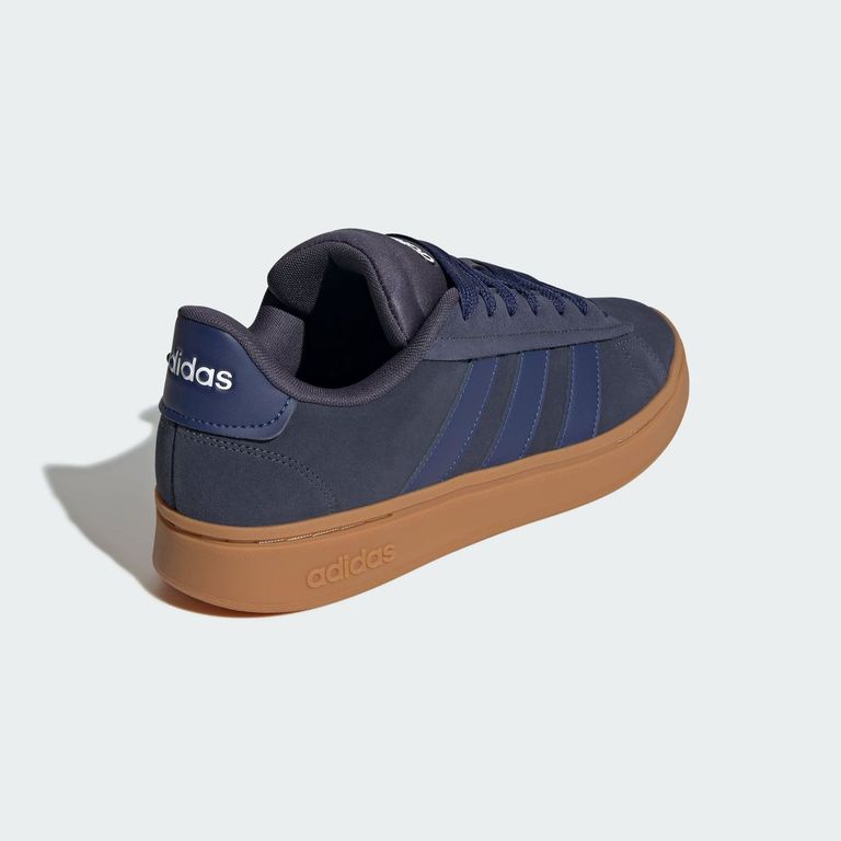 Grand Court Alpha Zapatilla Urbana Hombre Cuero Azul