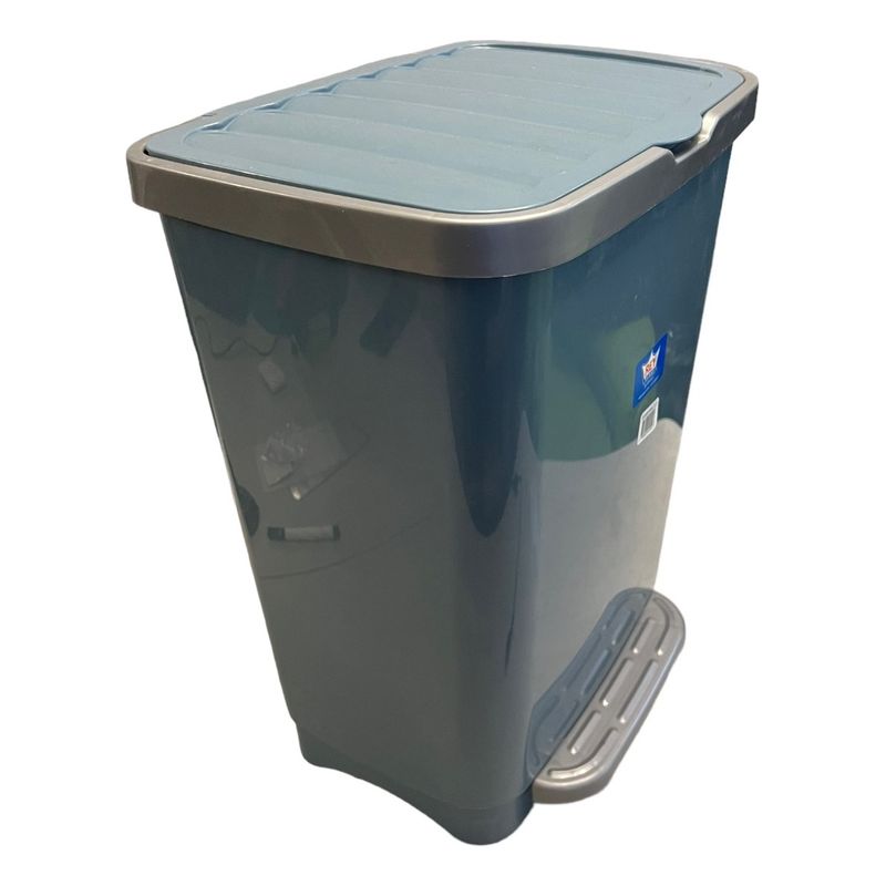 REYPLAST - Basurero O Papelero Pedal 25 Litros Azul Oscuro