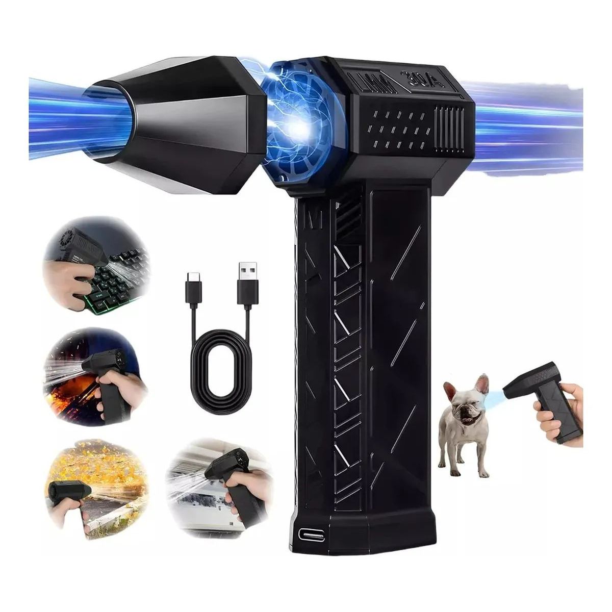 SHOP EHOME BAG - Soplador Ventilador Mini Turbo Jet Portátil 130000 RPM