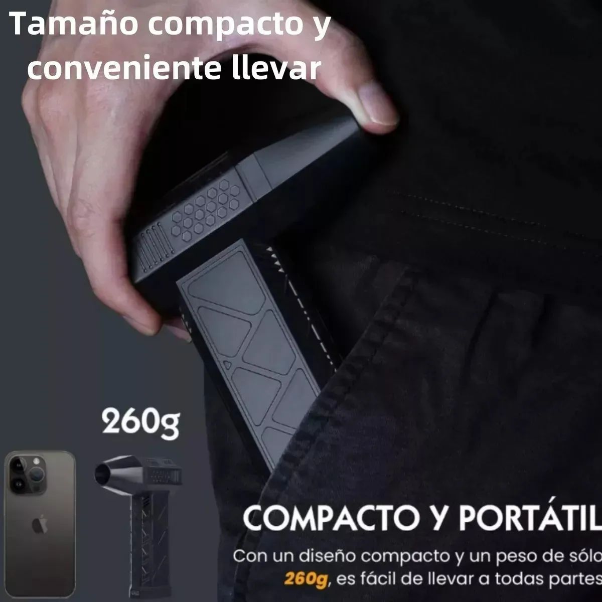 SHOP EHOME BAG - Soplador Ventilador Mini Turbo Jet Portátil 130000 RPM