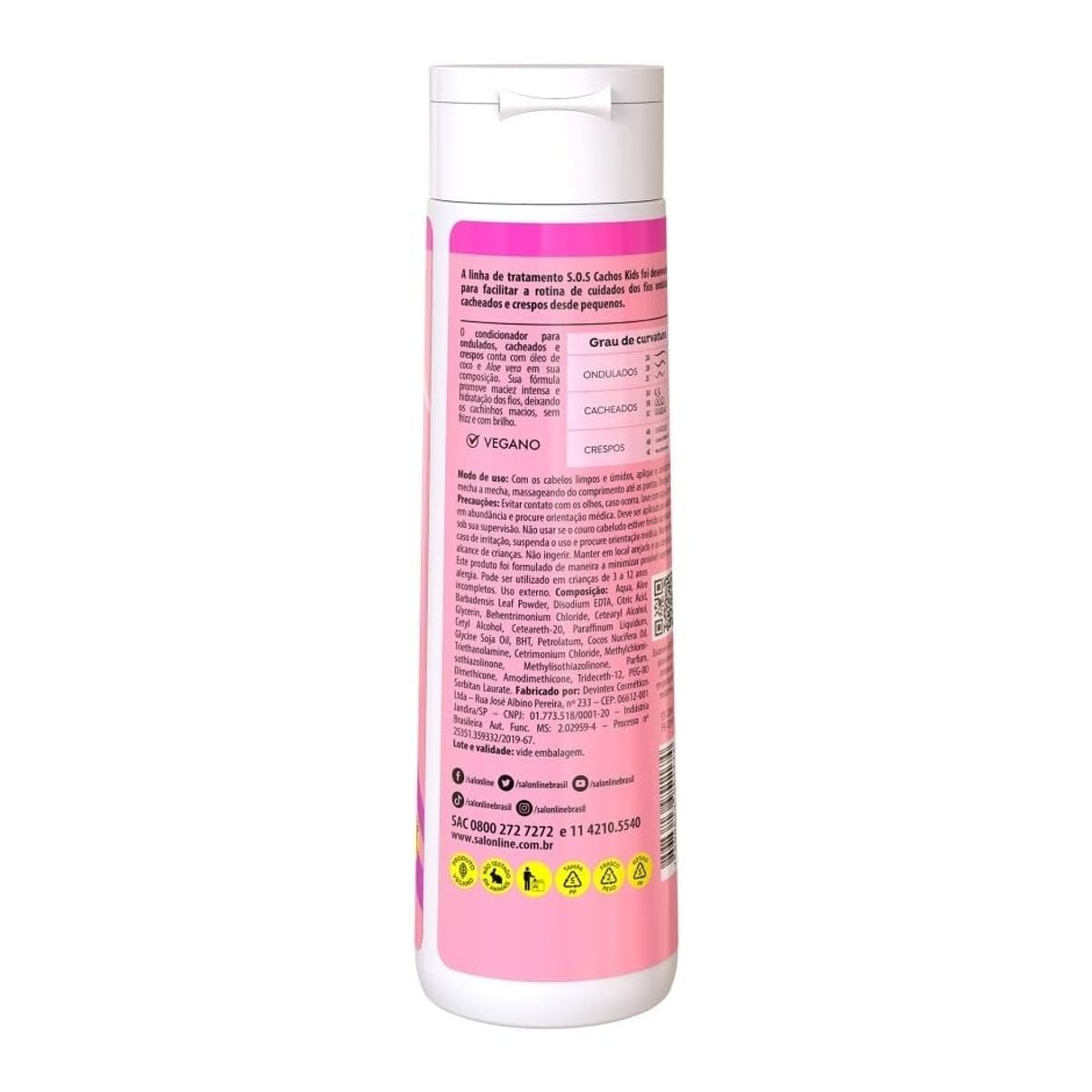 SALON LINE - SOS CACHOS ACONDICIONADOR KIDS 300 ML SALON LINE