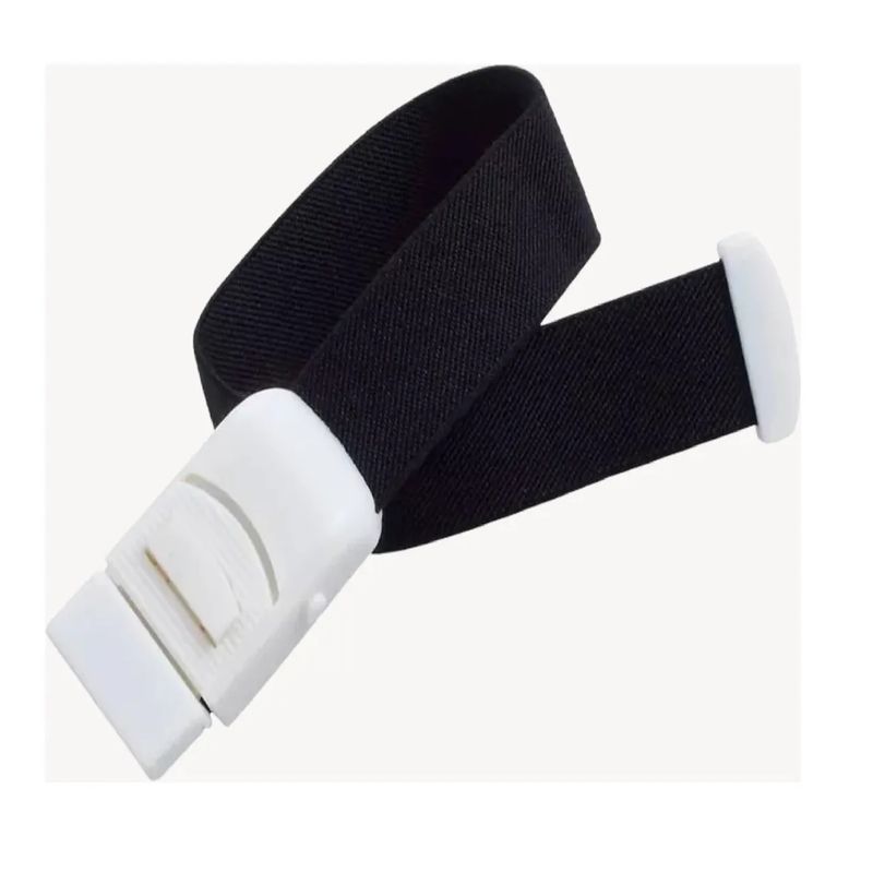 GENERICO - Torniquete Ligadura Elastico Con Hebilla Muestras Negro