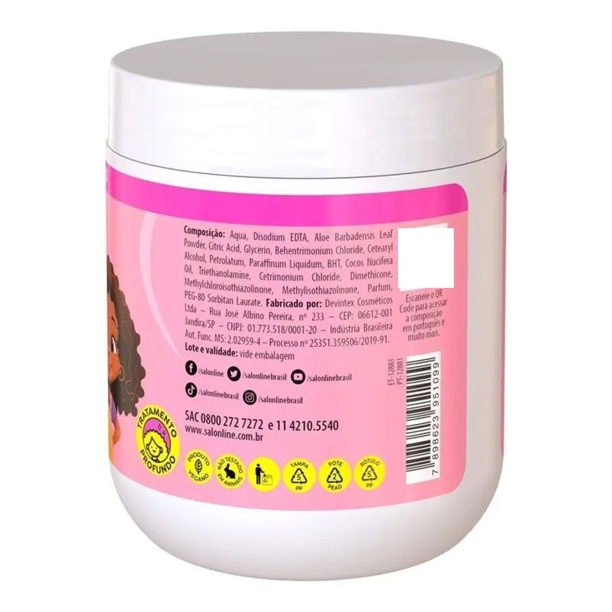 SALON LINE - SOS CACHOS MASCARA KIDS 500 G SALON LINE