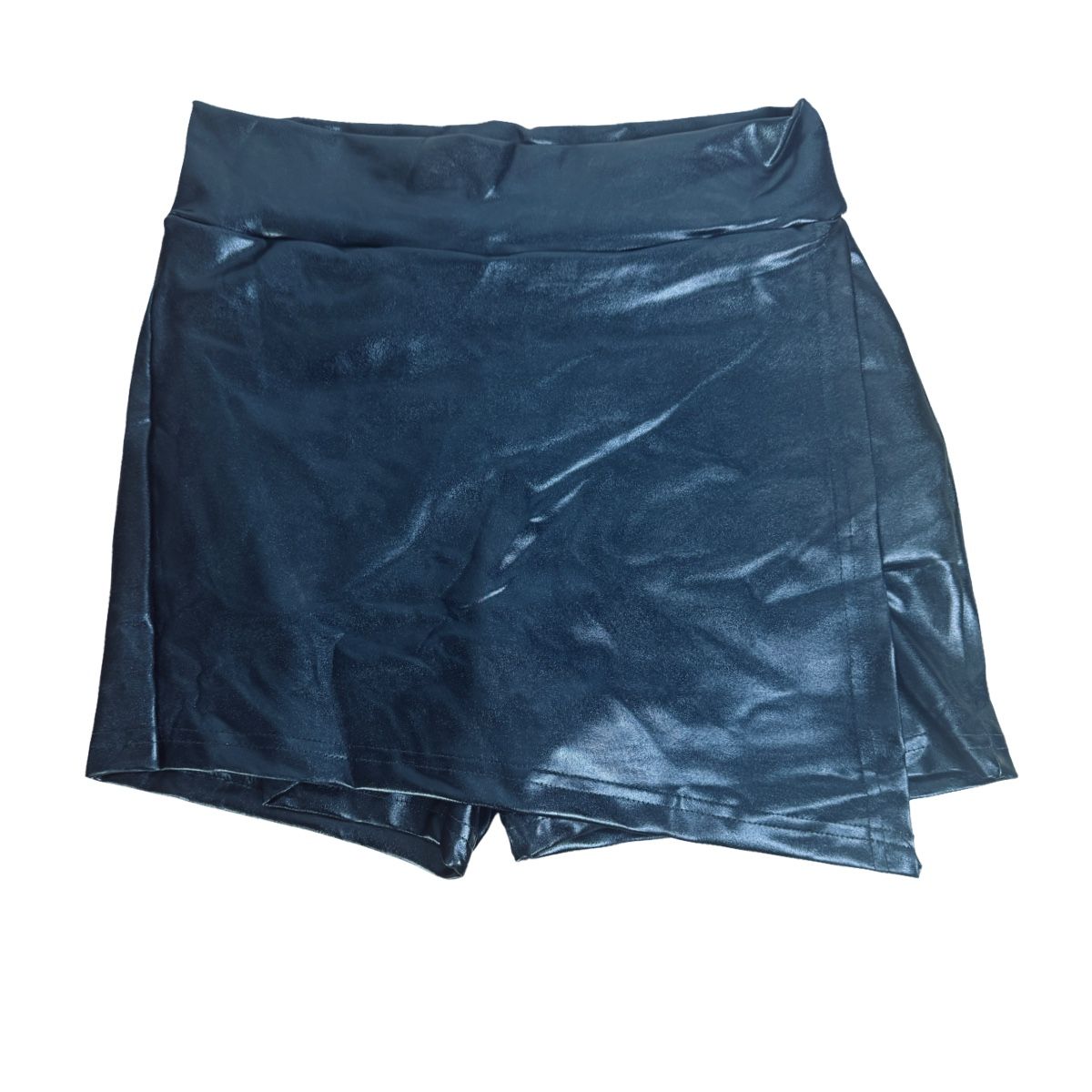 AAYO MODA - Falda Short Eco Cuero Látex  Estilo Audaz