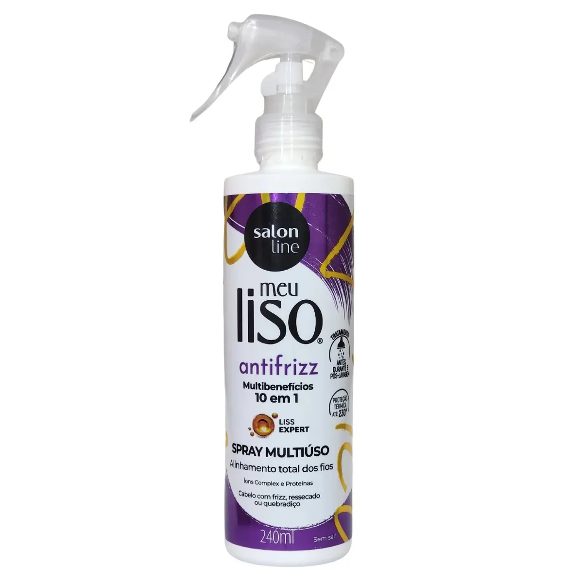 SALON LINE - SPRAY MULTIUSO ANTIFRIZZ MEU LISO 240 ML SALON LINE