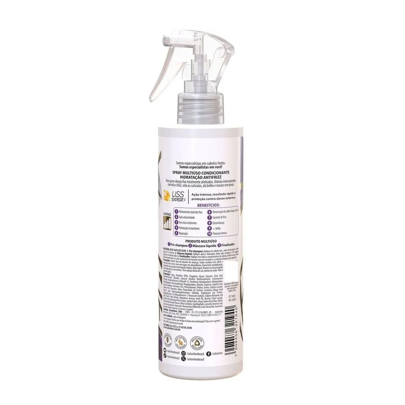 SALON LINE - SPRAY MULTIUSO ANTIFRIZZ MEU LISO 240 ML SALON LINE