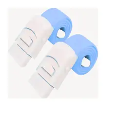 GENERICO - Torniquete Ligadura Elastico Hebilla Medicas Celeste 2 Unids
