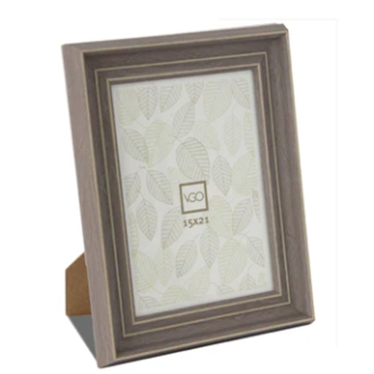 VGO - Marco símil madera café claro 20x25 combinado Vgo