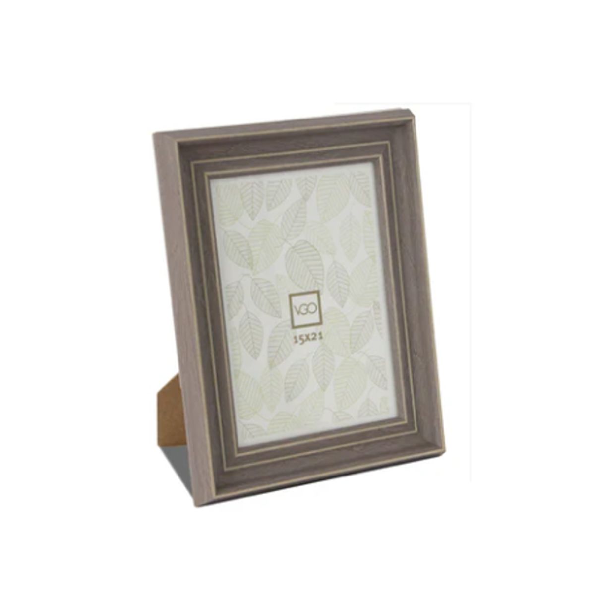 VGO - Marco símil madera café claro 20x25 combinado Vgo