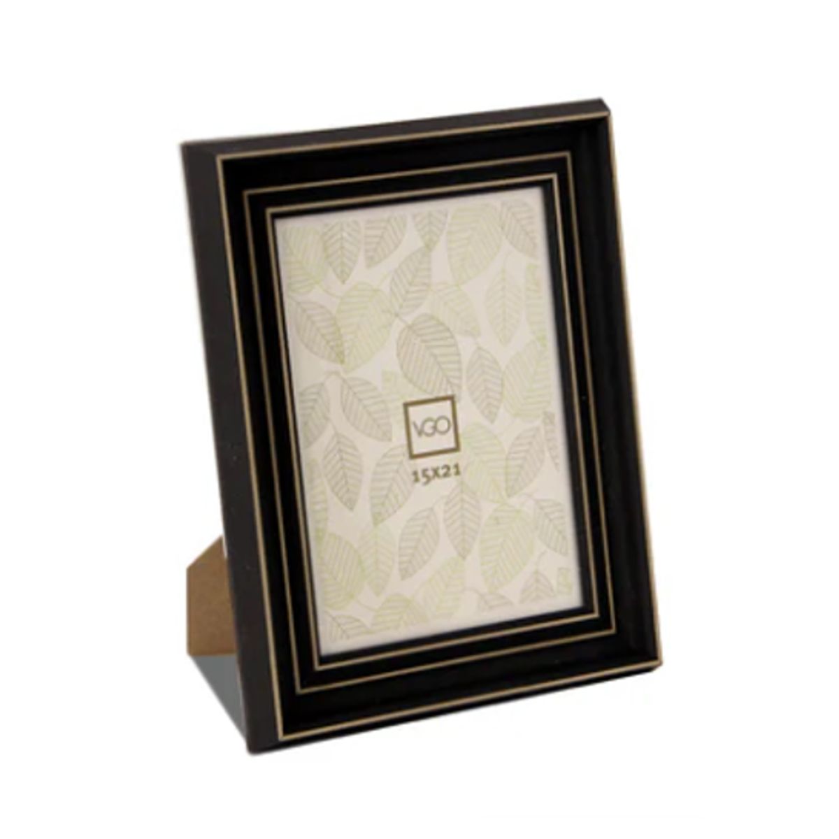 VGO - Marco símil madera negro 20x25 combinado Vgo