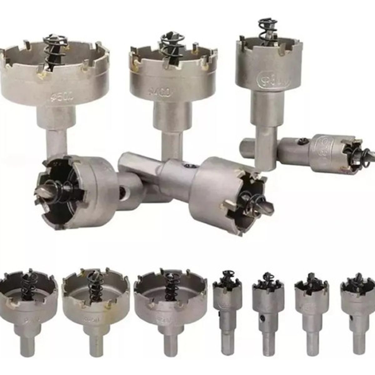 GENERICO - 13 Brocas Copa Sierra Hss De Carburo Para 16-53mm