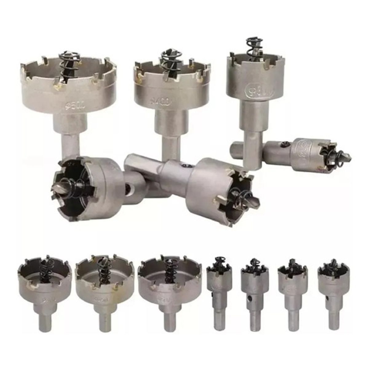 GENERICO - 13 Brocas Copa Sierra Hss De Carburo Para 16-53mm