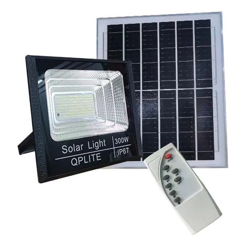 GENERICO - Foco Reflector Solar Interior Y Exterior 300w